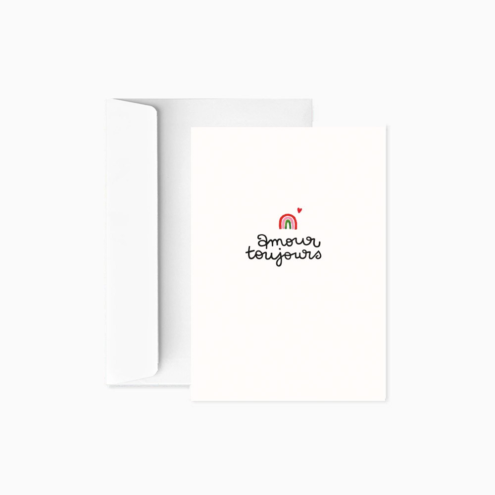 Carte Amour Toujours - OYeah Studio