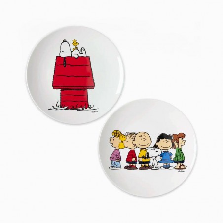 Set d'assiettes Snoopy house et Peanuts Gang - Magpie