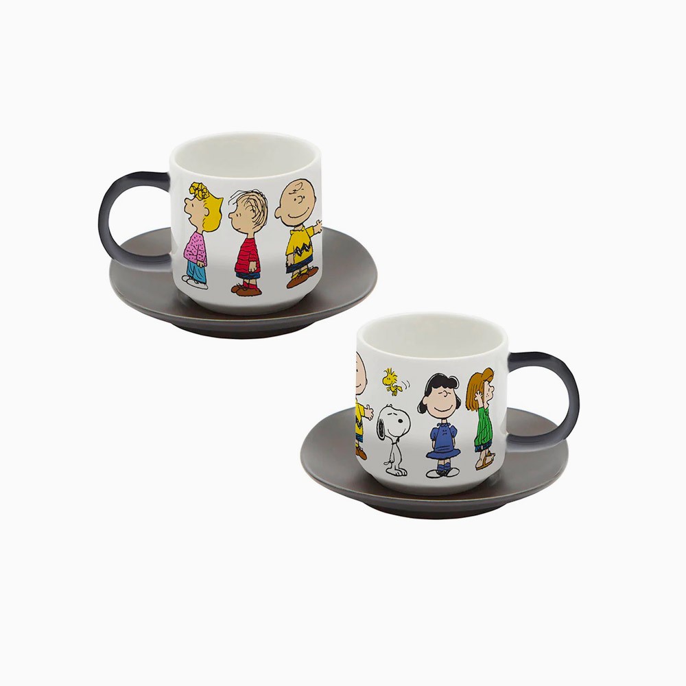 Set of 2 expresso cups Peanuts Gang - Magpie