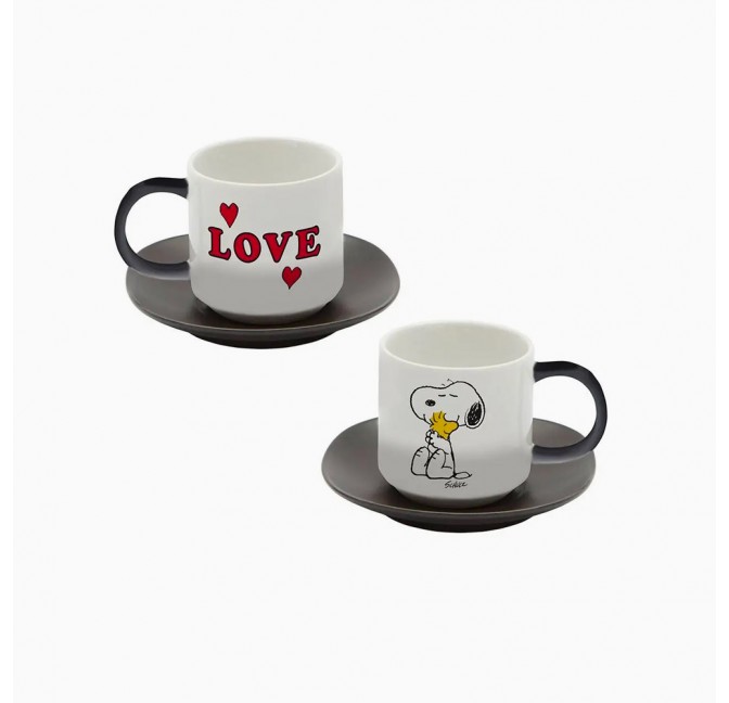 Set of 2 expresso cups Snoopy Love - Magpie