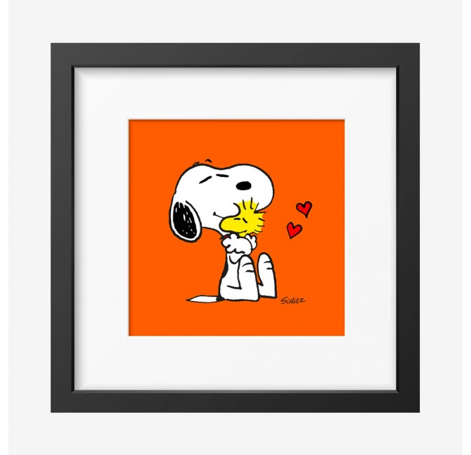 Framed print Snoopy Hug - Magpie