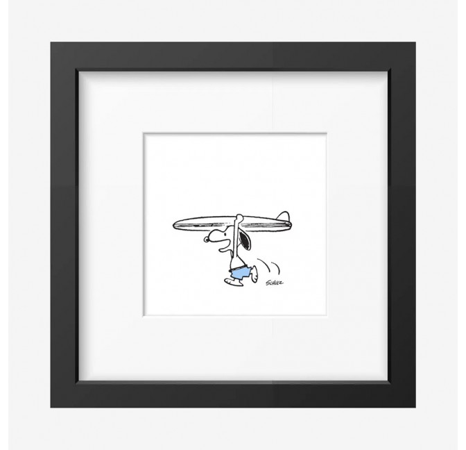 Impression encadrée Snoopy Surf - Magpie