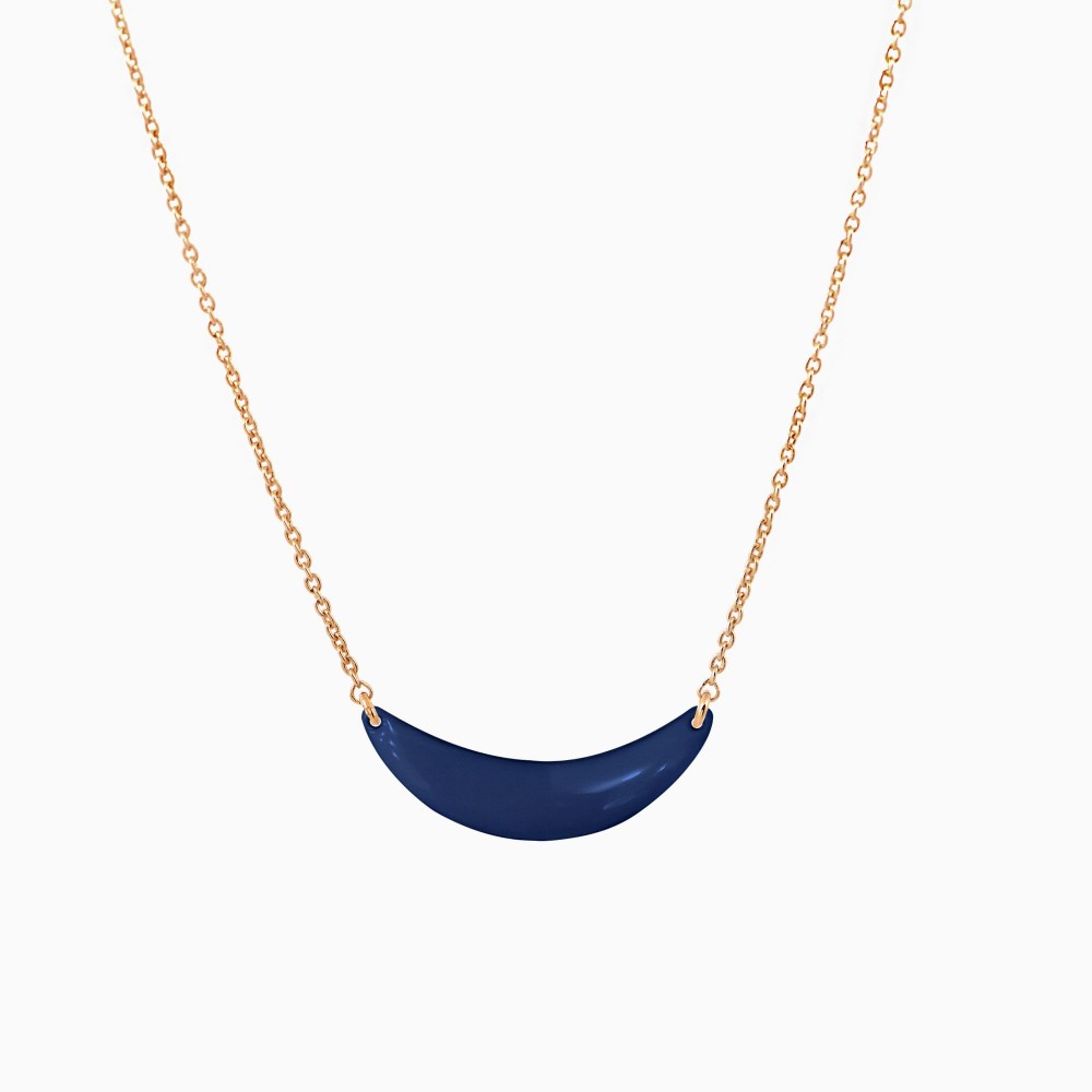 Little Sunset necklace electric blue - Titlee Paris