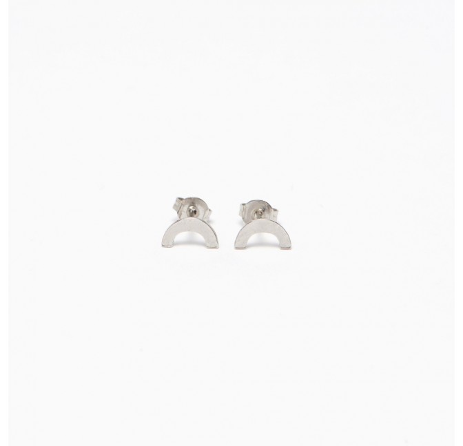 Silvered Waverly earrings - Titlee Paris