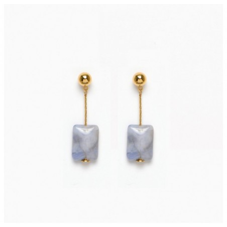 Blue Delancey earrings - Titlee Paris