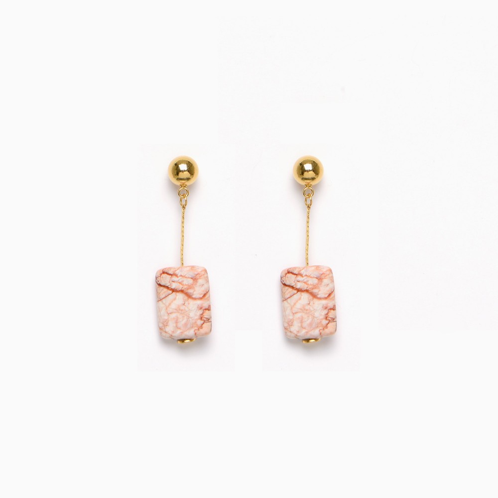 Pink Delancey earrings - Titlee Paris