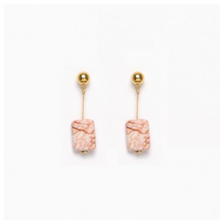 Delancey earrings pink - Titlee Paris