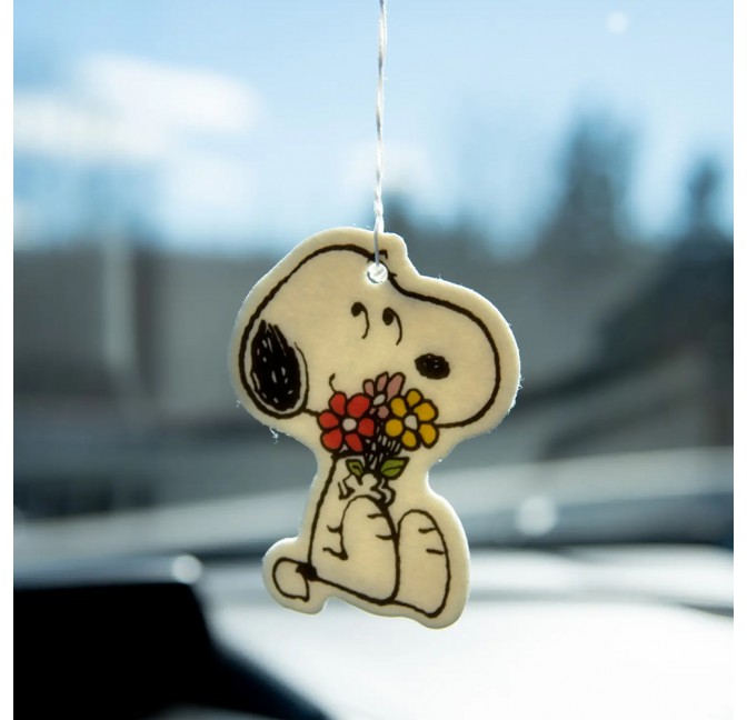 Snoopy Flower Bouquet air freshener - Three Potato Four, exclusive at Titlee's
