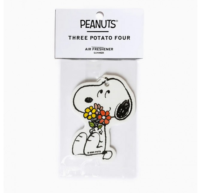Snoopy Flower Bouquet air freshener - Three Potato Four, exclusive at Titlee's