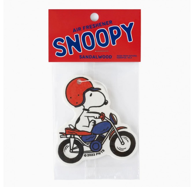 Désodorisant Snoopy Moto - Three Potato Four en exclu chez Titlee