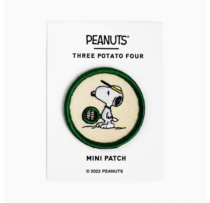 Snoopy Tennis mini patch - Three Potato Four, exclusive at Titlee's