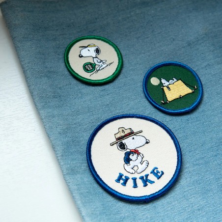 Snoopy Tennis, Camping and Hike patches - Three Potato Four, exclusive at Titlee's