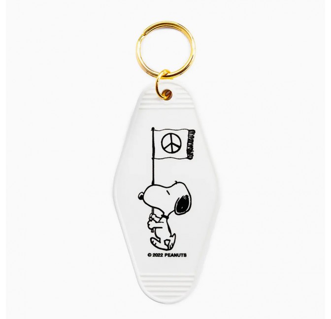 Snoopy Peace keychain - Three Potato Four, exclusive at Titlee's