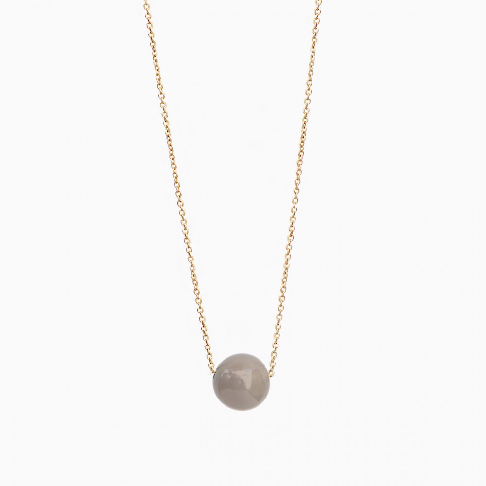 Collier Inwood gris - Titlee Paris