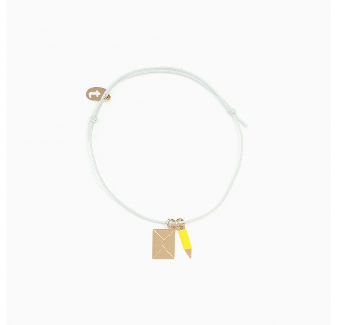 Letter charm bracelet - Titlee Paris