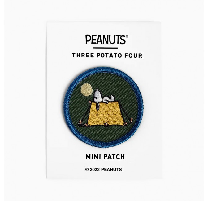 Mini patch Snoopy Camping - Three Potato Four en exclu chez Titlee