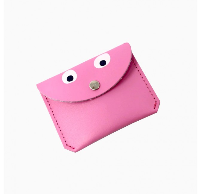 Leather Coin Purse with Snap Top Spring