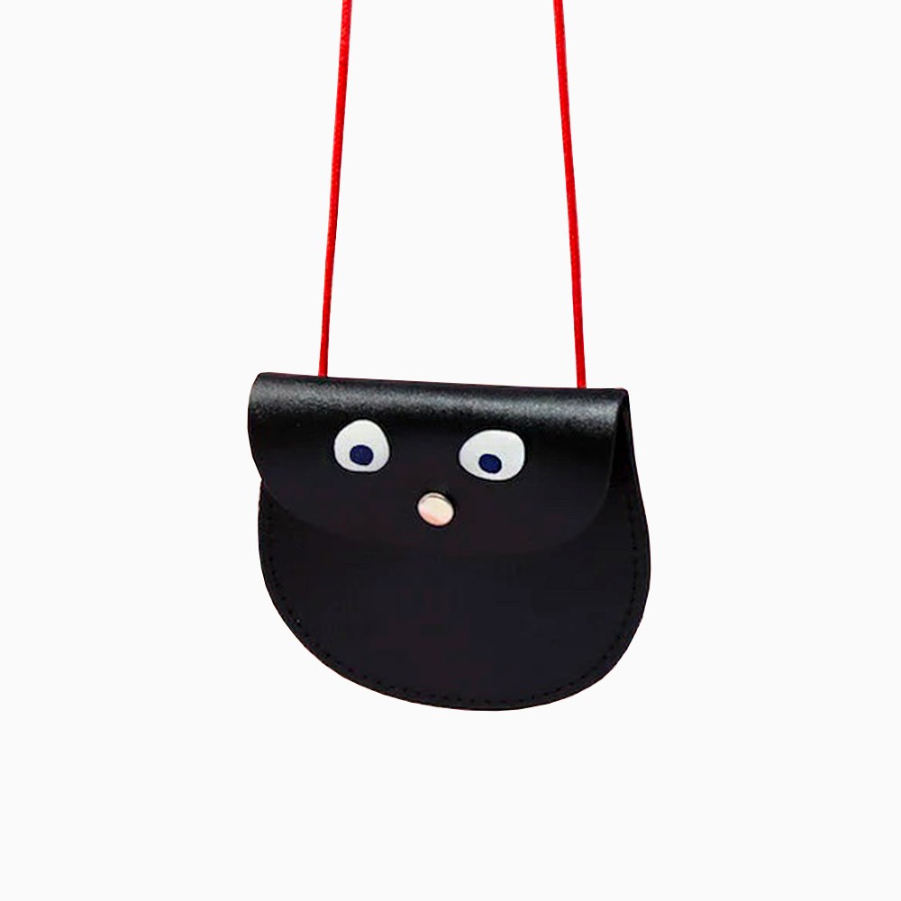 Googly Eyes mini purse black - Ark Colour Design