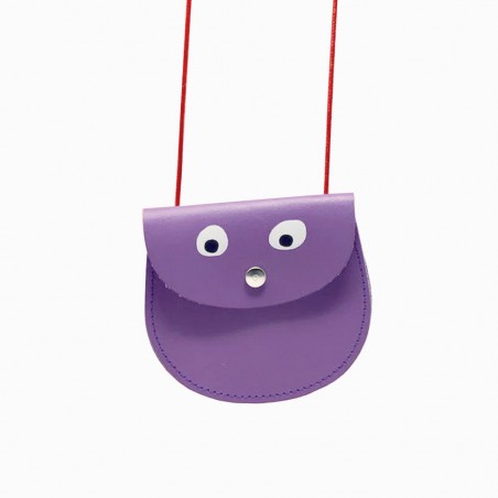 Mini sac Googly Eyes - violet - Ark Color Design