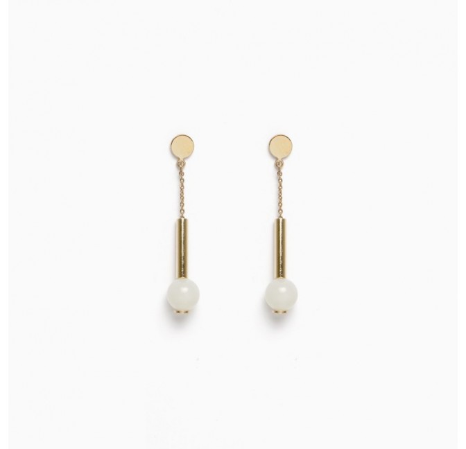 Ferris earrings white - Titlee Paris