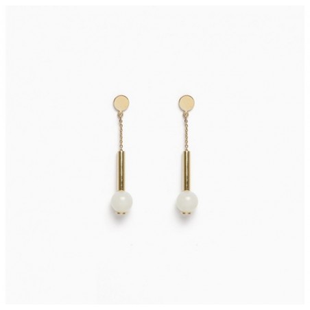 Ferris earrings white - Titlee Paris