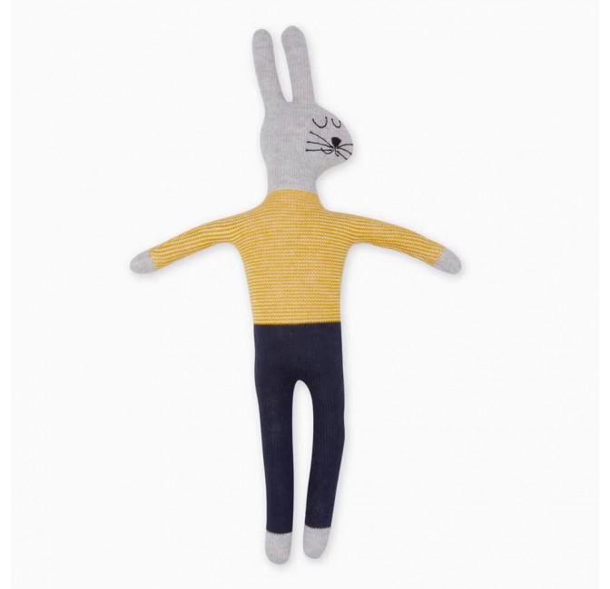 Cotton knit toy rabbit - Sophie Home