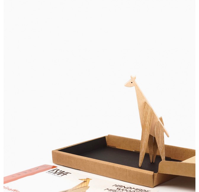 Wooden magnetic giraffe toy - Esnaf Toys