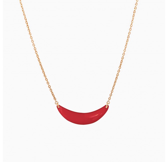 Little Sunset necklace cherry - Titlee Paris