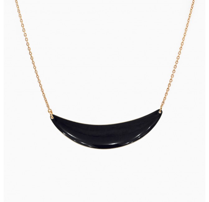 Sunset necklace black - Titlee Paris