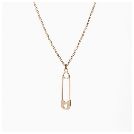 Safety Pin Necklace - Titlee Paris