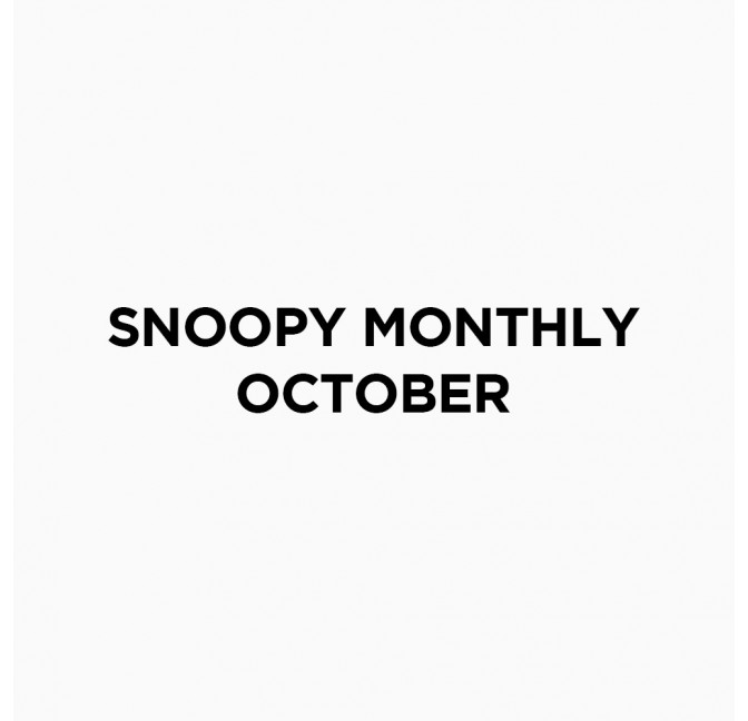 Pin's October "Snoopy Monthly" - Titlee x Peanuts