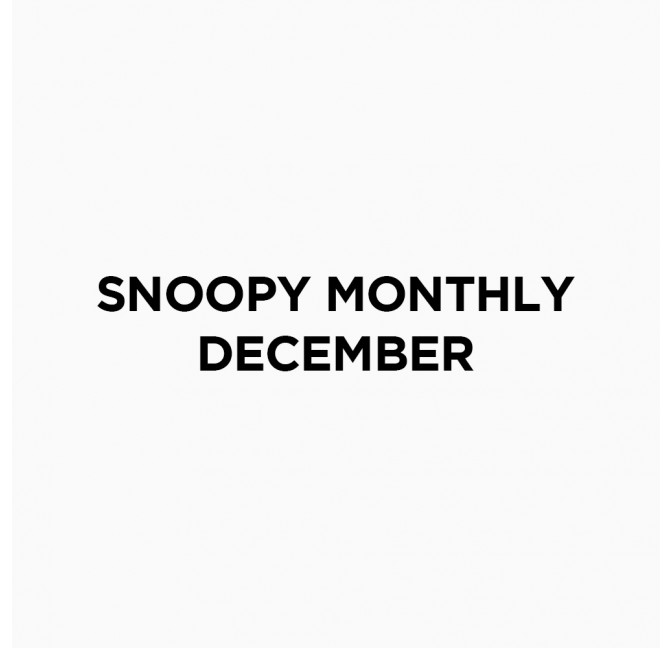 Pin's December "Snoopy Monthly" - Titlee x Peanuts