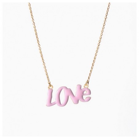Pink Love Necklace - Titlee Paris