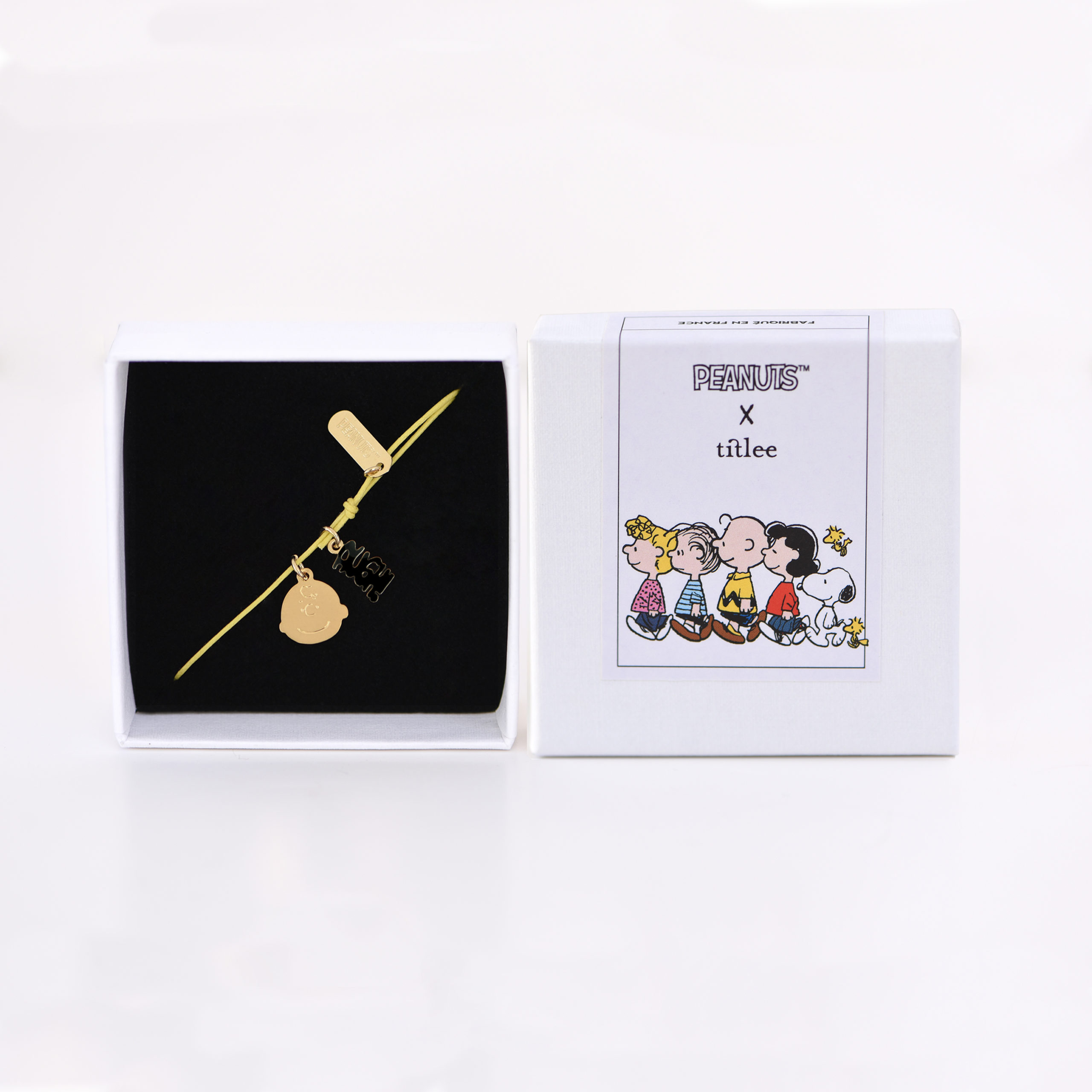 Bracelet lien Charlie Brown - Titlee x Peanuts