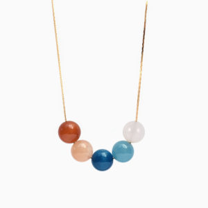 Collier Wolcott Bleu - Titlee Paris