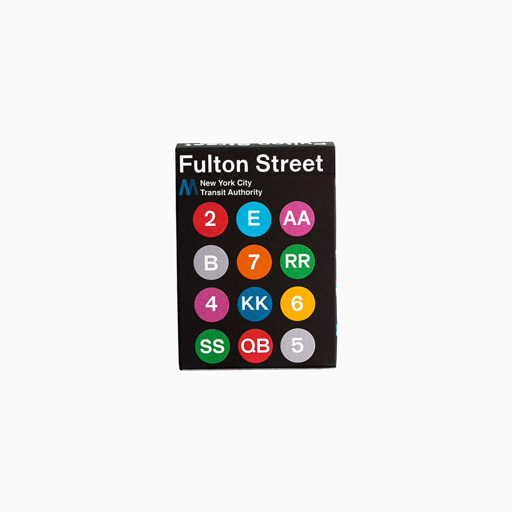 Jeu de cartes Fulton street - noir