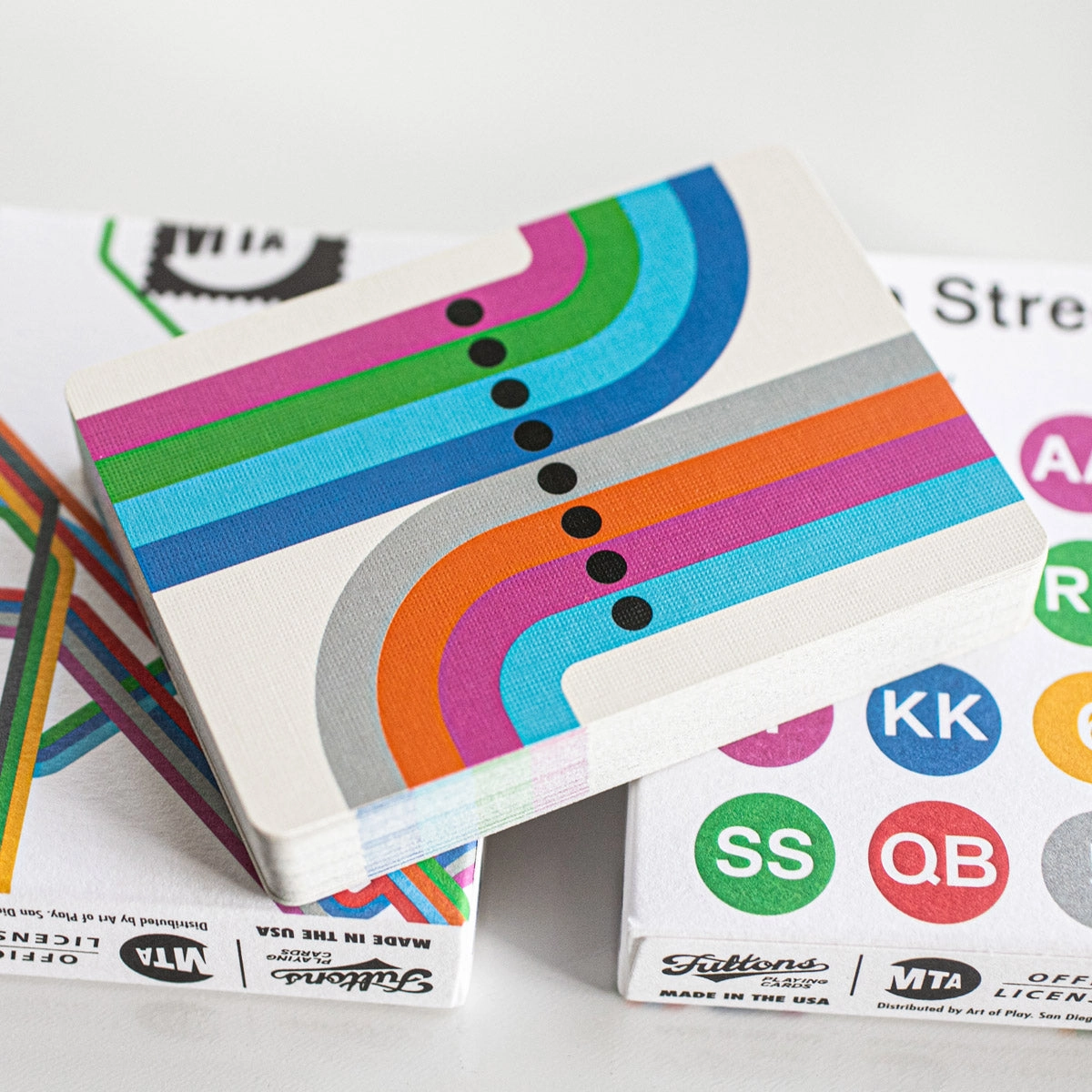 Jeu de cartes MTA x Fulton street - blanc