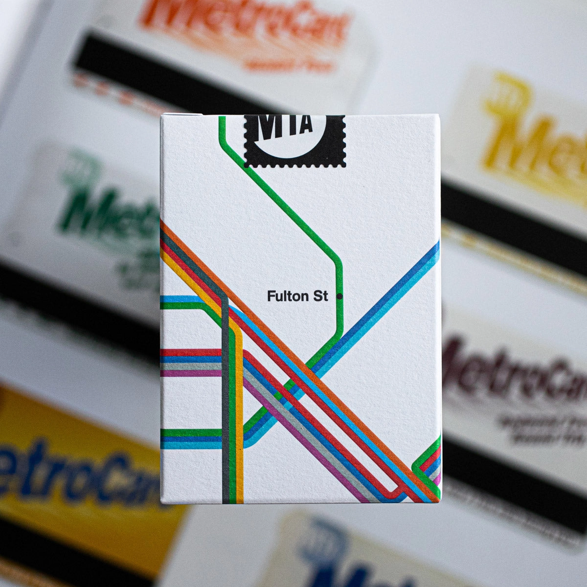 Jeu de cartes MTA x Fulton street - blanc