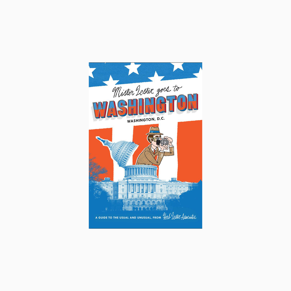 Guide touristique/plan Washington DC par Herb Lester Associates