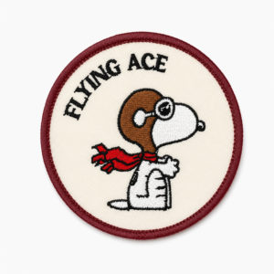 Écusson brodé Snoopy Flying Ace – 7,5 cm
