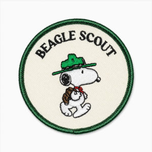 Écusson brodé Snoopy Beagle Scout – 7,5 cm - Titlee x Peanuts