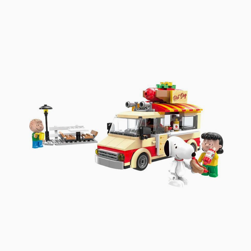 Set de construction Snoopy – Food Truck & Bench – 289 pièces