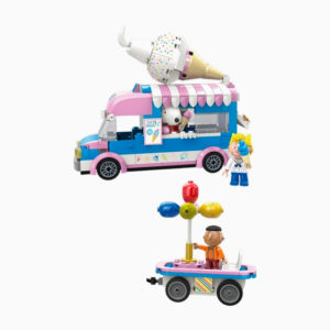 Set de construction Snoopy – Camion de glaces – K-Wonderland