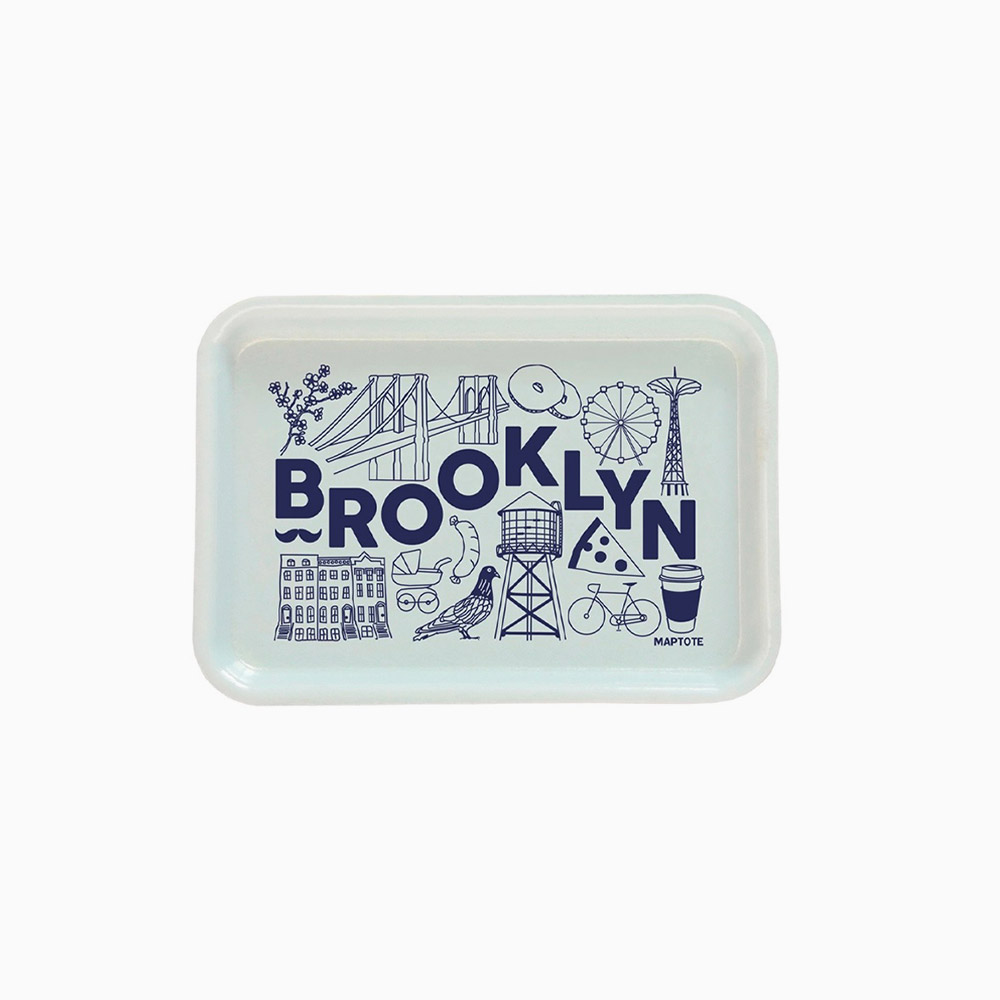 Mini plateau Brooklyn en fibre de verre, fabriqué aux Etats-Unis par Maptote