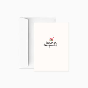 Carte postale "Amour Toujours" par Oyeah Studio