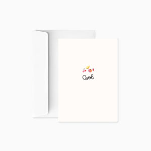 Carte postale "Cool" par Oyeah Studio