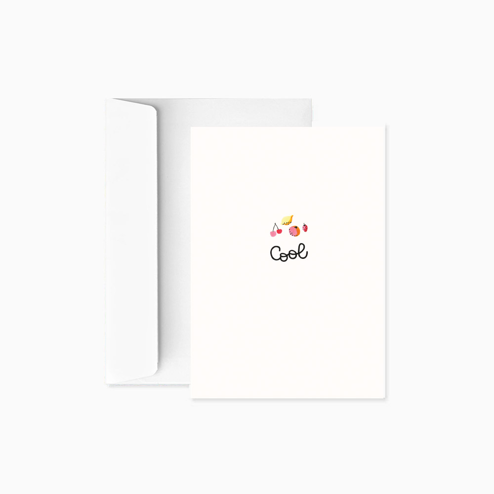 Carte postale "Cool" par Oyeah Studio