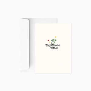 Carte postale "Meilleurs Voeux" par Oyeah Studio