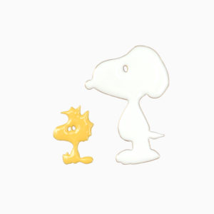 Duo de pin's Snoopy & Woodstock colorés