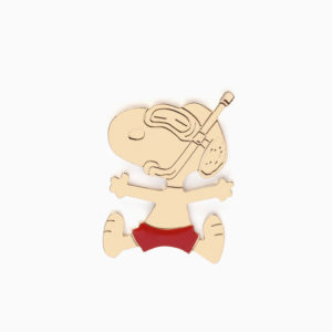 Pin's Snoopy Août - Titlee x Peanuts